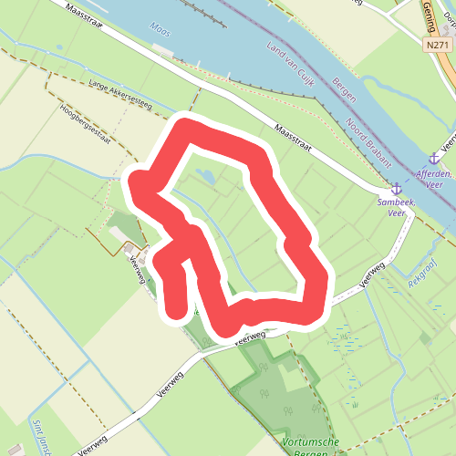 Wandelroute Laarzenpad Pontipad