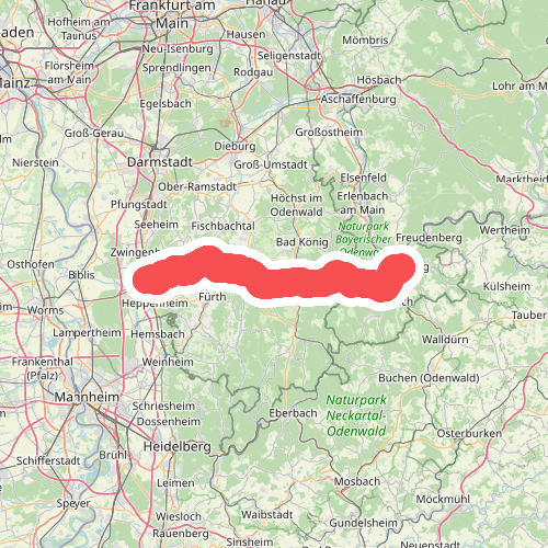 Odenwaldklub HW 20, Bensheim - Michelstadt - Miltenberg