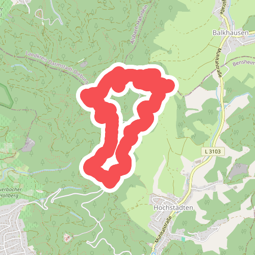 Rundwanderweg Bensheim Not-Gottes-Kapelle 6: Melibokus-Weg