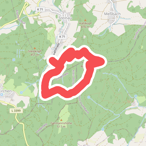 Rundwanderweg Fischbachtal Gagernstein 3: Daumensteinrundweg