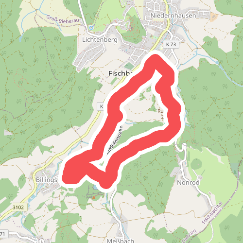 Rundwanderweg Fischbachtal Ruhehain 3: Billings-Weg