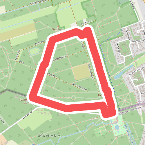 Wandelroute Gloriëtte