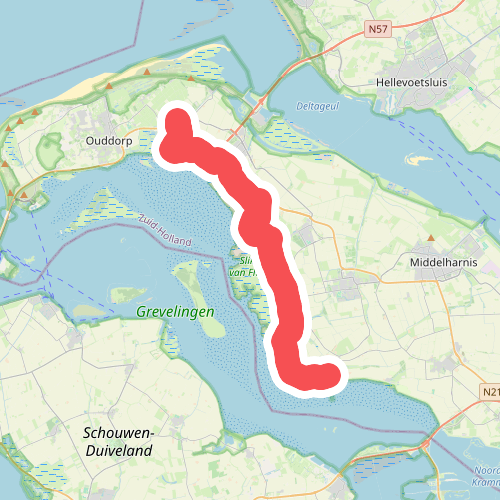 Goedereede - Herkingen · Nederlands Kustpad 1 etappe 13