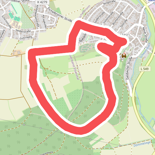Rundwanderweg Neidenstein 1: Schlosswald-Weg