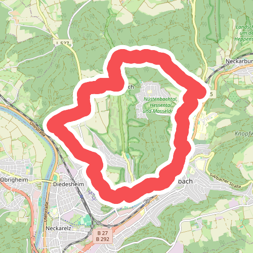 Rundwanderweg Mosbach 6: Hamberg-Weg