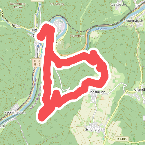 Rundwanderweg Hirschhorn 3: Großer Moosbrunn-Weg
