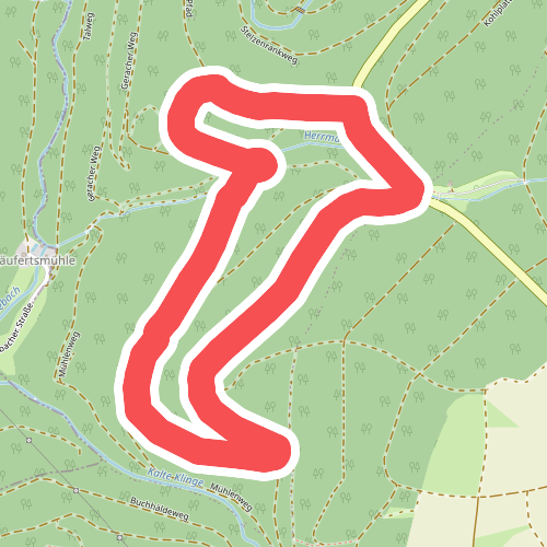 Rundwanderweg Kohlplatte 2: Herrmannsklinge-Weg