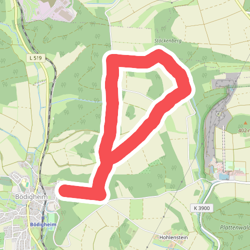 Rundwanderweg Bödigheim 1: Glasenberg-Weg