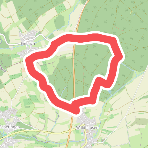 Rundwanderweg Waldhausen 1 Tannenbuckel-Weg