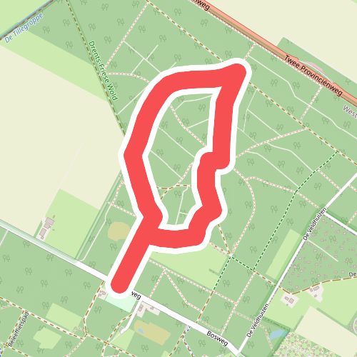 Wandelroute Noordelijke Veldhuizen