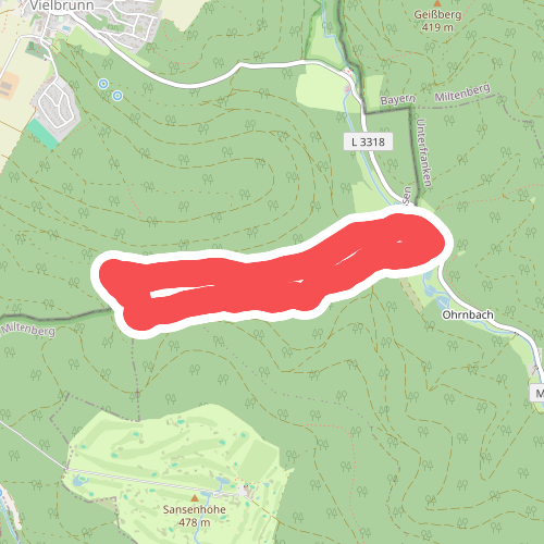 Rundwanderweg Weilheim Ohrnbach 2 : Walberntal-Weg