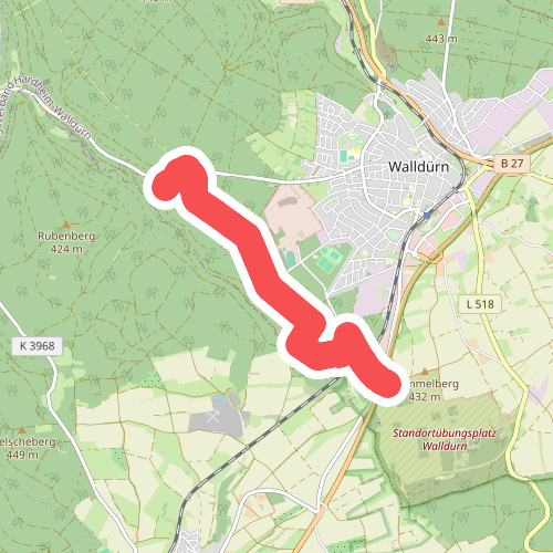 Biotoplehrpfad - Variante 3 - Über die Eiderbach zum Fledermausturm