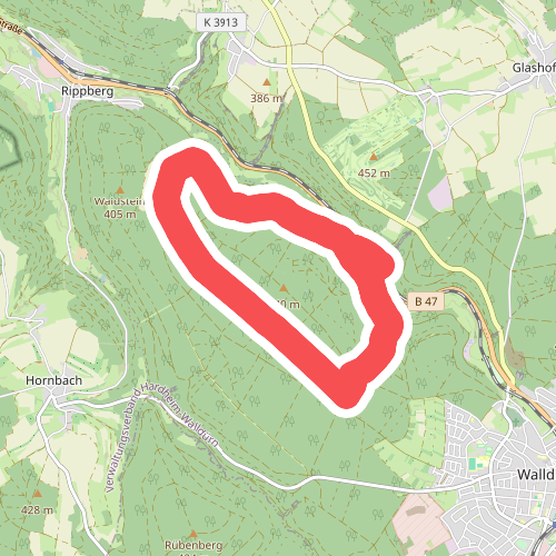 Rundwanderweg Parkplatz Beuchertsmühle 3: Riesenschlag-Weg