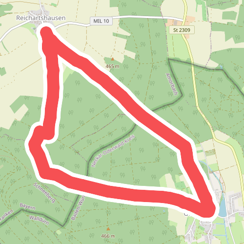 Rundwanderweg Reichartshausen 1: Gottersdorf-Weg