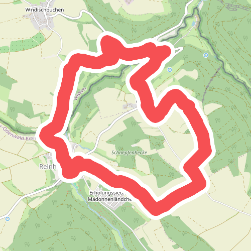 Rundwanderweg Reinhardsachsen 1: Schulzenmühlen-Weg