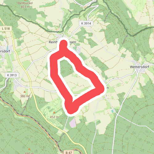Rundwanderweg Reinhardsachsen 3: Glashofen-Weg