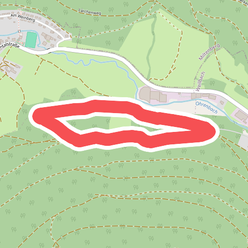 Parkplatzrundwanderweg Weilbach Hallenwald 2 : Hinterhallweg