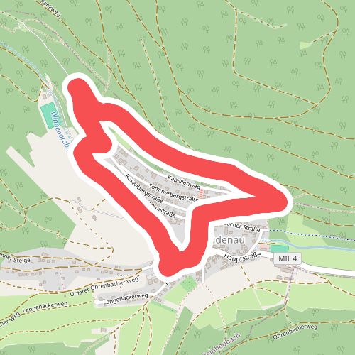 Parkplatzrundwanderweg Rüdenau Lattweg 7 : Heideweg