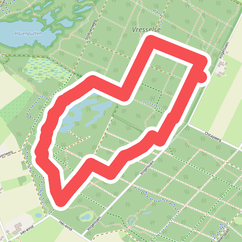 Wandelroute rondje Vresselsbos