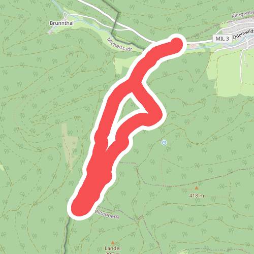 Rundwanderweg Tal Laudenbach 3: Landel-Graben-Weg