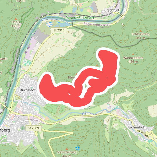 Rundwanderweg Bürgstadt, PP Stutz Nr. 4 - Eichenbuckelweg