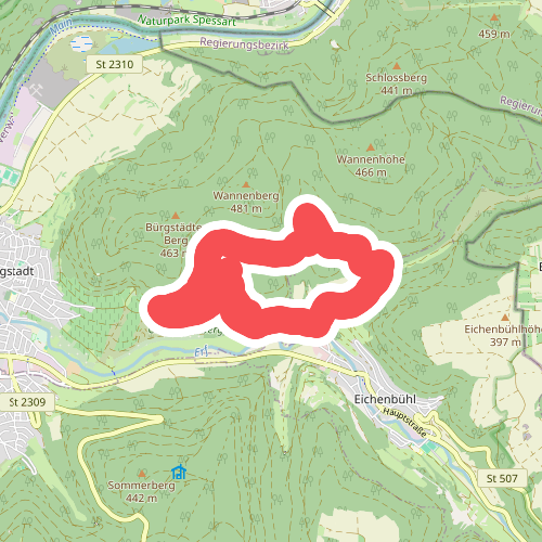 Rundwanderweg Eichenbühl Kohlgrund 3: Hölle-Weg
