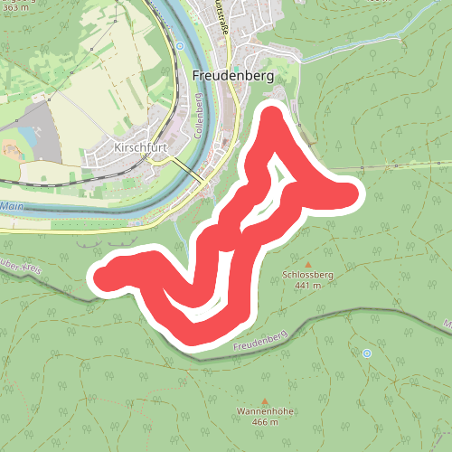 Rundwanderweg Freudenberg Kreuzschleife 1: Schloss-Weg