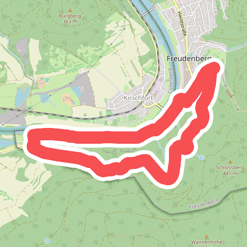 Rundwanderweg Freudenberg Liebeseiche F1: Schloss-Weg