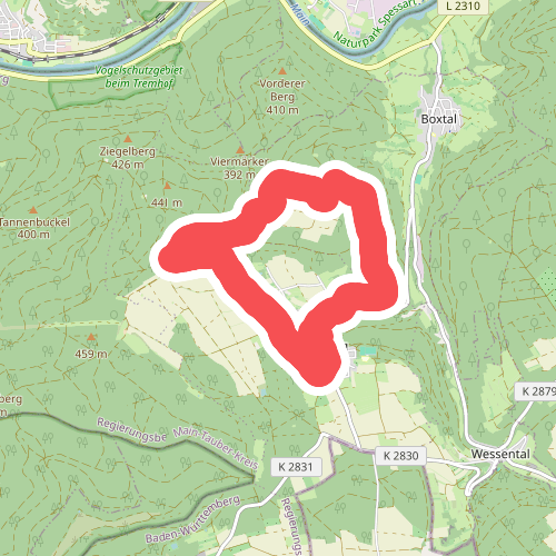 Rundwanderweg Rauenberg, Ra1, Birkwiesen-Weg