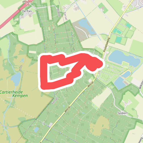 Wandelroute bosbessen en heide 