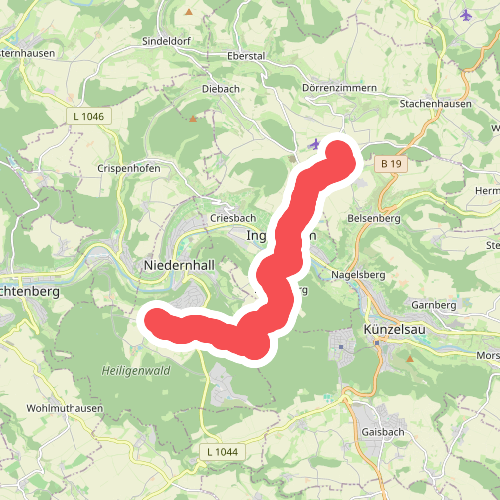 blauer Punkt Giebelheide - Altkrautheim