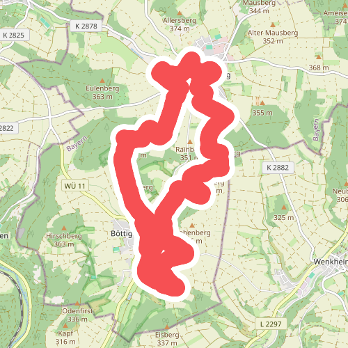 Wandern & Nordic Walking rund um Neubrunn - Panoramaweg Böttigheim