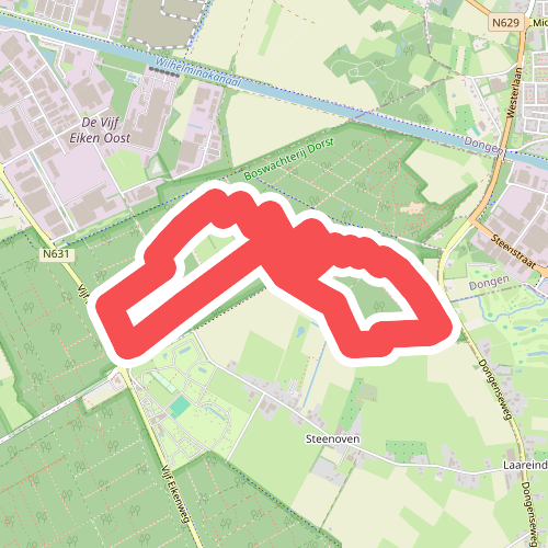 Wandelroute Steenblik Boswachter Dorst