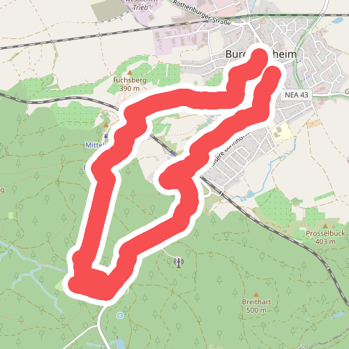 Markgrafenweg Burgbernheim