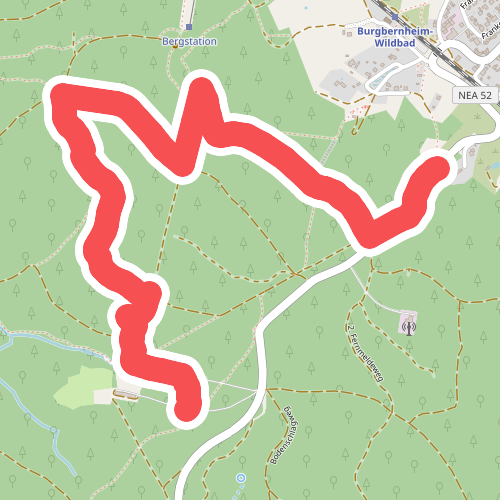 Nordic-Walking-Strecke Birkensumpf