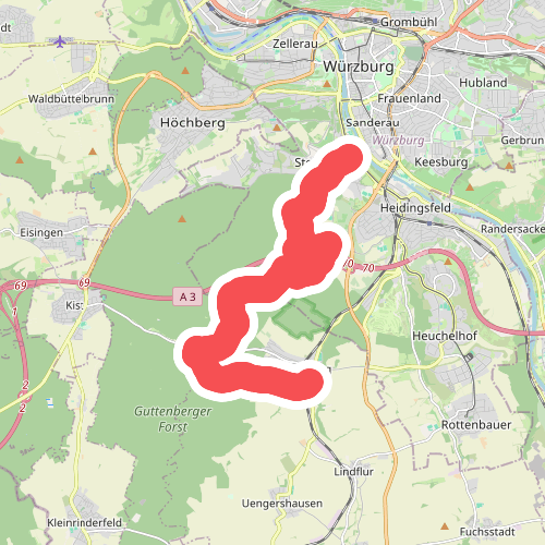 Blau: Wü-Steinbachtal - Reichenberg