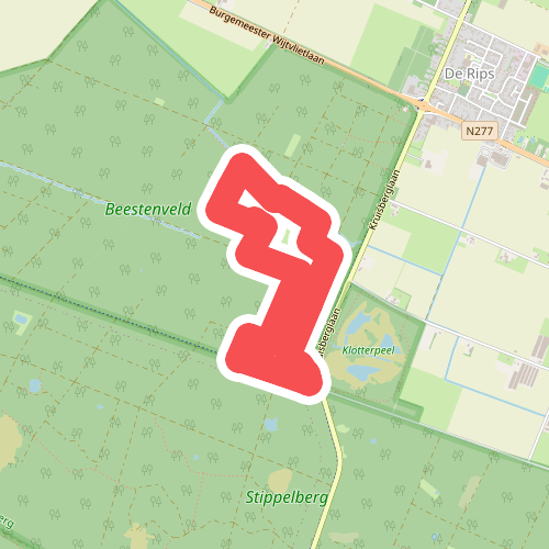 Wandelroute Lanenwandeling Beestenveld