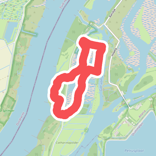 Wandelroute Jantjesplaat