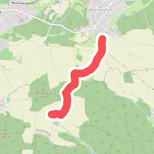 Wanderweg Blaue Raute