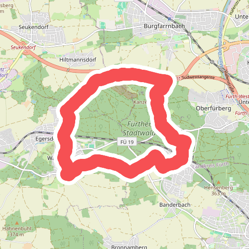 Wanderweg Stadtwaldweg