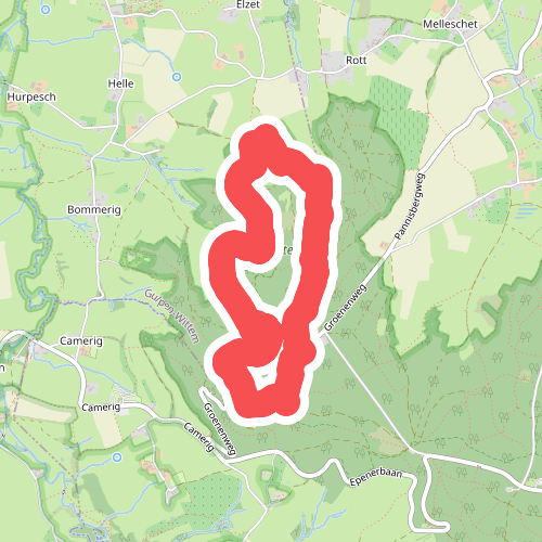 Wandelroute Elzetterbos