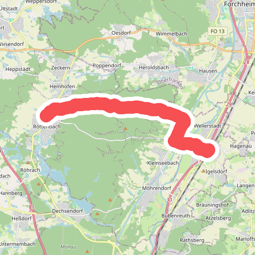 Wanderweg Baiersdorf – Röttenbach