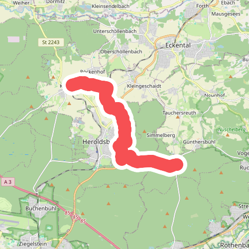 Wanderweg Kalchreuth – Haidberg