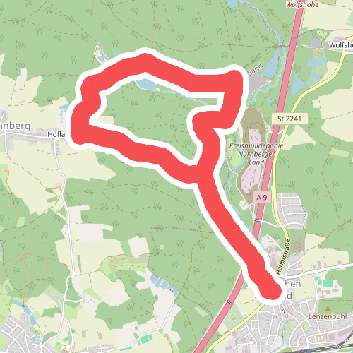 Neunkirchen am Sand Rundwanderweg Rot 5