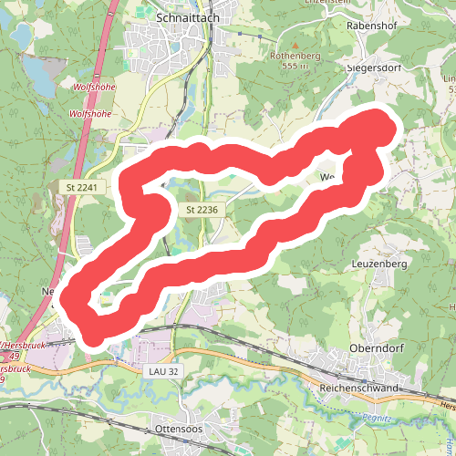 Neunkirchen am Sand Rundwanderweg Blau 1
