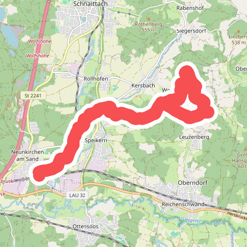 Neunkirchen am Sand Rundwanderweg Grün 4
