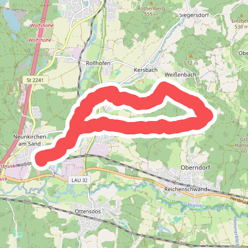 Neunkirchen am Sand Rundwanderweg Grün 5