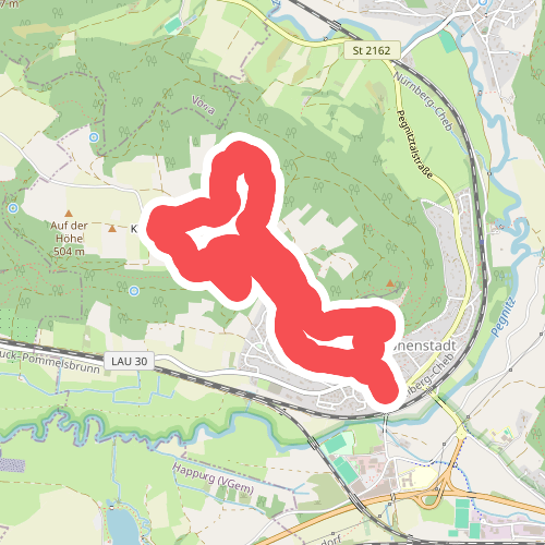 Hohenstadt Rundweg 1 - Hasen-Markierung