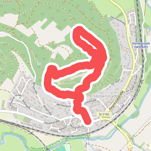 Hohenstadt Rundweg 3 - Vogel-Markierung