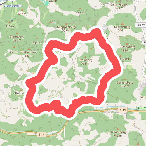 Rundwanderweg Roter Punkt Ernhüll